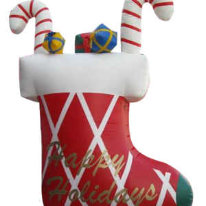 New arrival inflatable Christmas stocking advertising Christmas sock model