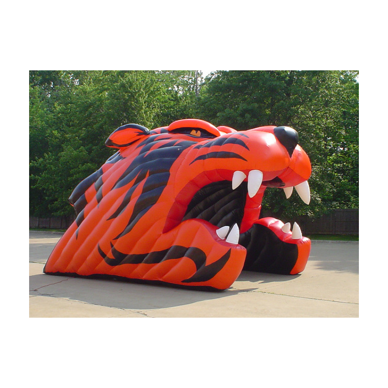 Inflatable wolf tunnel customized inflatable tunnel advertising gate entrance arch for football competition