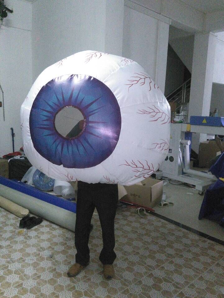 hot sale inflatable eyeball model Halloween costume advertising inflatables