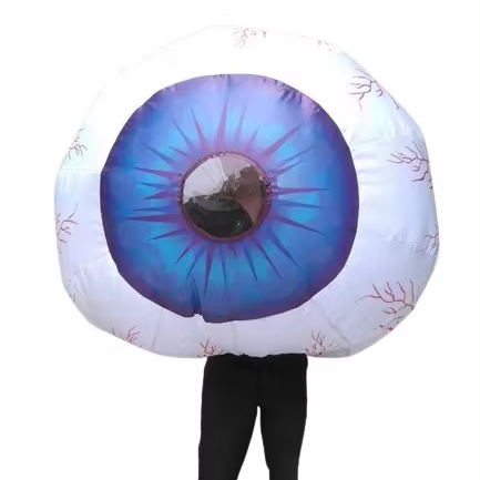 hot sale inflatable eyeball model Halloween costume advertising inflatables