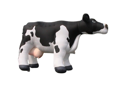 hot sale inflatable cow model cartoon character advertising inflatables decoration