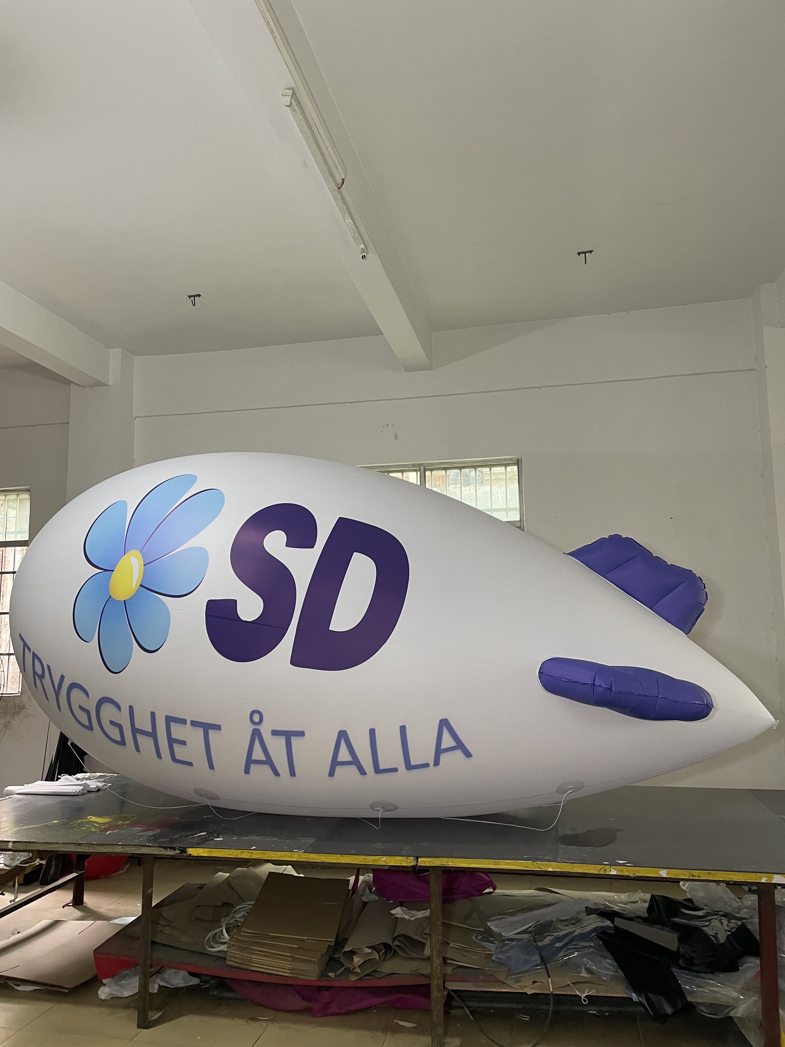 Manufacturer Direct Supply Giant Advertising inflatable helium balloon Custom High Quality airplane Sky Fly Balloon