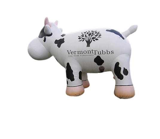 hot sale inflatable cow model cartoon character advertising inflatables decoration