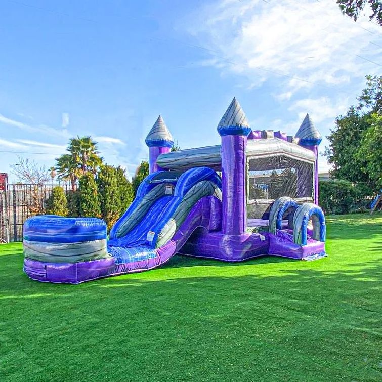 2023 New Arrival Adults And Kids Inflatable Water Slide With Big Swimming Pool For Rental Or Sale Giant Inflatable Water Slide