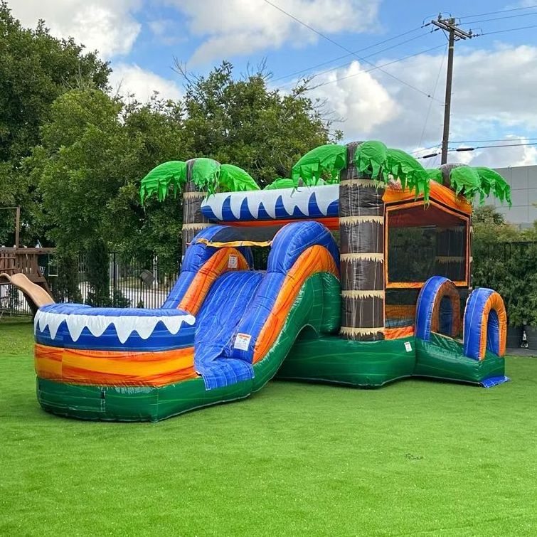 2023 New Arrival Adults And Kids Inflatable Water Slide With Big Swimming Pool For Rental Or Sale Giant Inflatable Water Slide