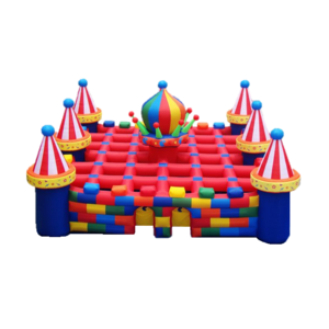 Commercial giant bounce house maze Challenge blow up maze bounce house maze bouncy castle  for sale