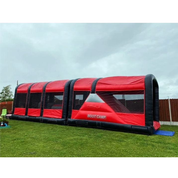 Commercial Giant Inflatable Sport Games Inflatable Boot Camp Obstacle Course Bouncy Castle For Sale