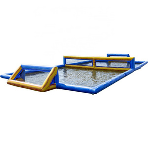 water volleyball court Water inflatable sports field Inflatable Water Volleyball Court / Inflatable Tennis Court for Sport Games