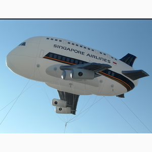 large inflatable airplane helium balloons parade balloon for sale