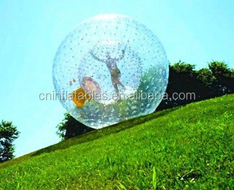 big air inflatable human bubble ball ,inflatable zorb ball for bowling best seller