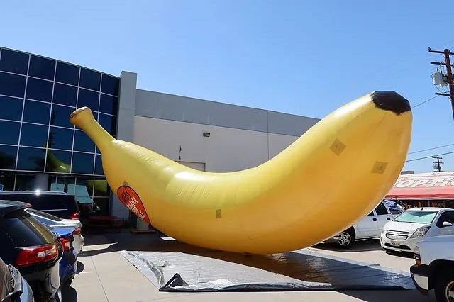 Giant Inflatable Fruits & Vegetables  inflatable strawberry/lemon/pineapple/kiwi/orange slice/pear/apple