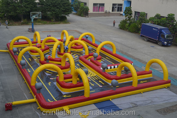 Large inflatable Go Toilet Racers,wholesale inflatable games for kids