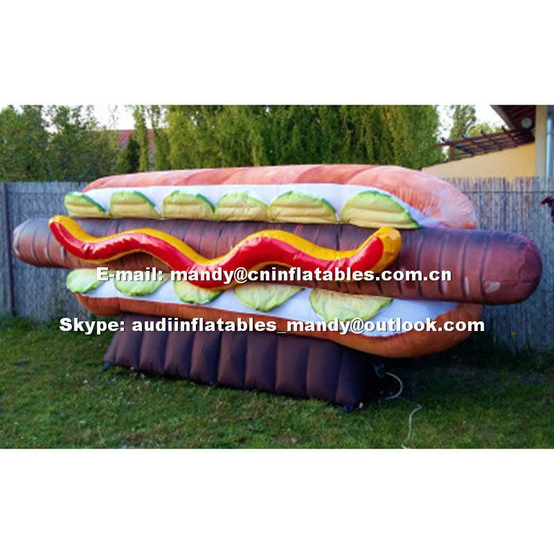 Advertising Inflatable Hot Dog Model Inflatable Sausage for Decoration