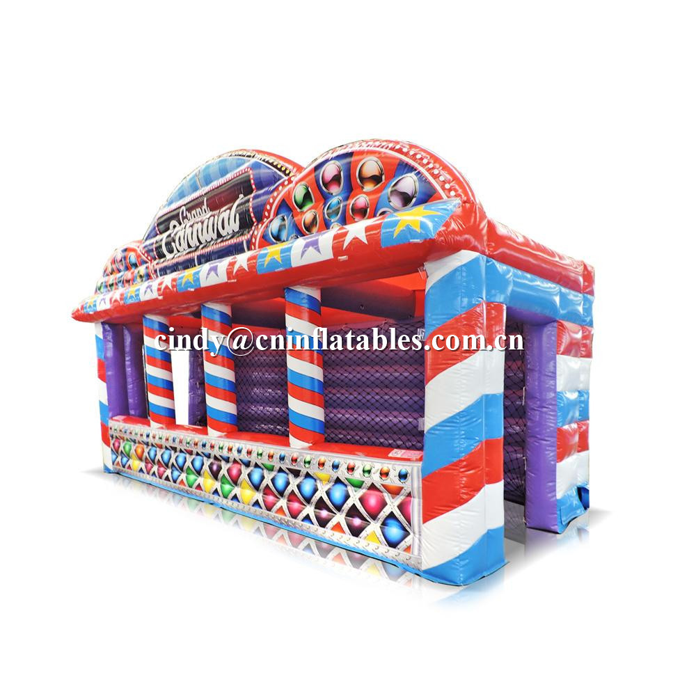 led 4 in 1 inflatable Grand Carnival Midway carnival booth game inflatable sport game inflatable concession tent