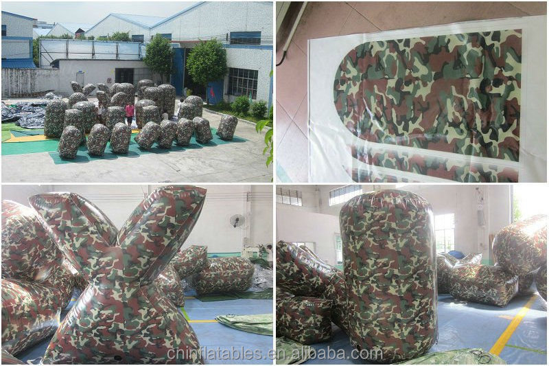 High quality inflatable paintball bunkers, inflatable paintball barriers for sale