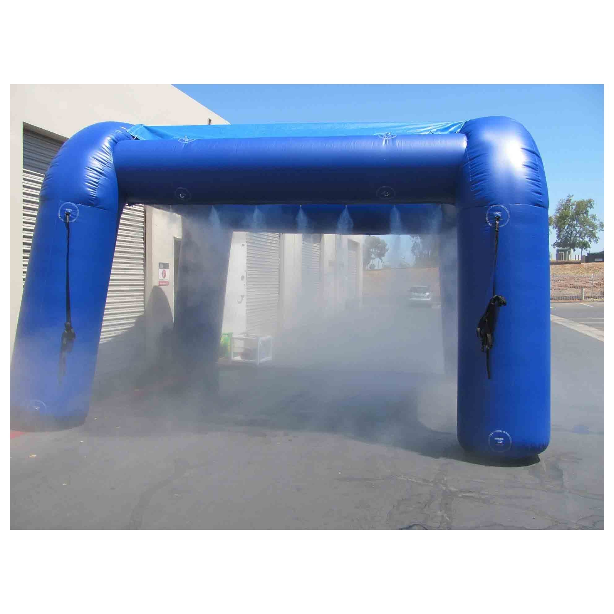 Inflatable Misting scaled tent high pressure inflatable car washing tent for sale