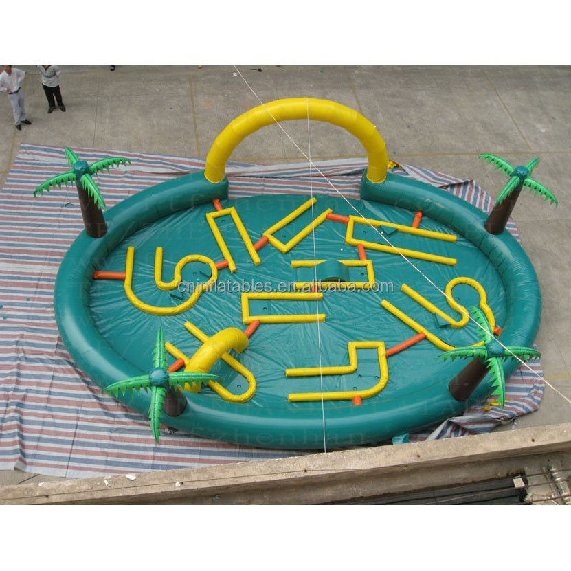 New Product Giant Inflatable Golf Field, Inflatable Golf Obstacle, Inflatable Mini Golf Game For Sale