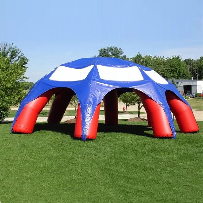 wholesale commercial large Inflatable blue/purple Spider advertising big inflatable tent