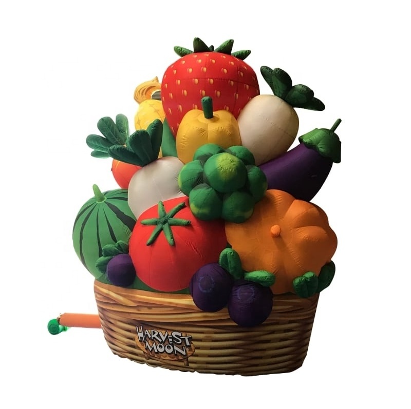 Giant Inflatable Fruits & Vegetables  inflatable strawberry/lemon/pineapple/kiwi/orange slice/pear/apple