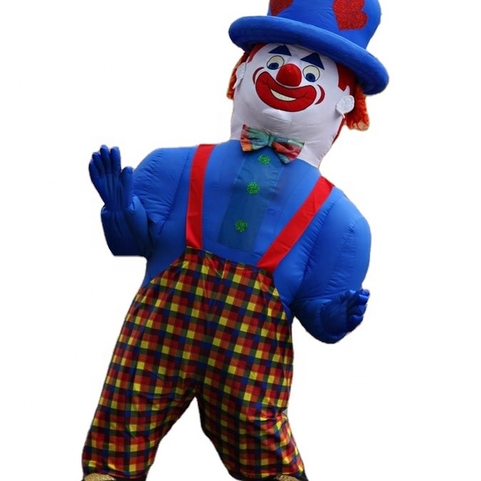 Giant inflatable walkabout Blue clown