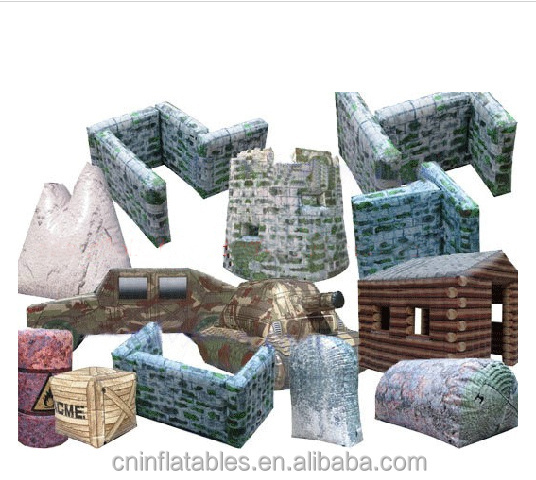 High quality inflatable paintball bunkers, inflatable paintball barriers for sale