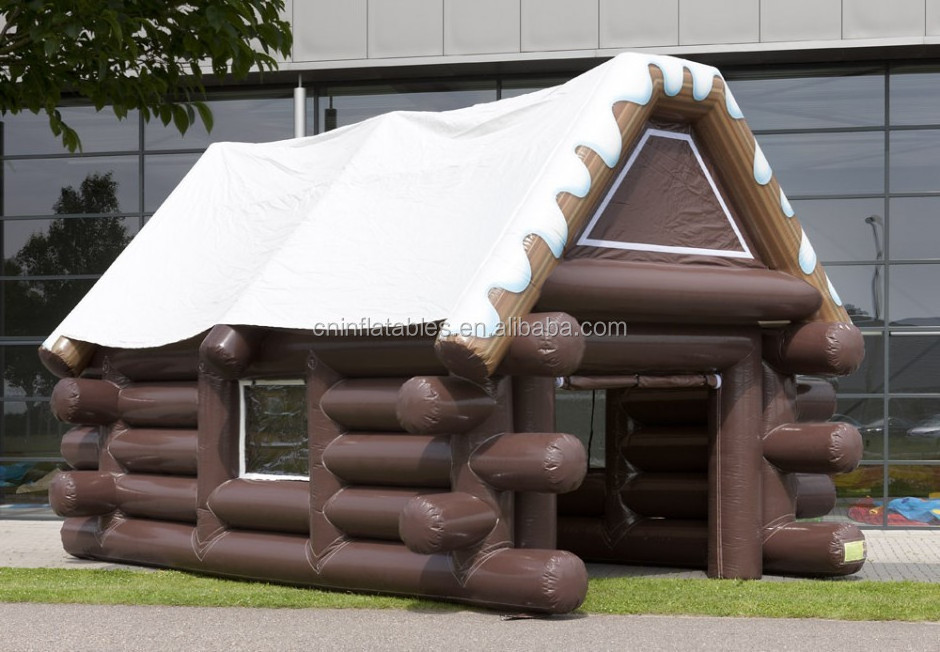 bespoke good price inflatable ski lodge tent/ inflatable house tent