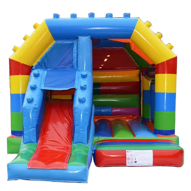 inflatable LE-GO slide with Bounce House LE-GO Inflatable Castle