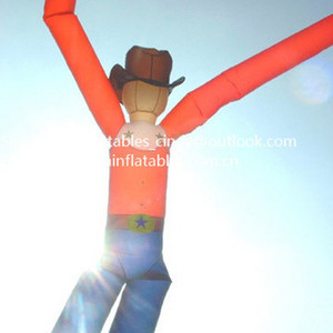 durable inflatable cowboy and cowgirl air dancer waving dancing arm dancer for sale