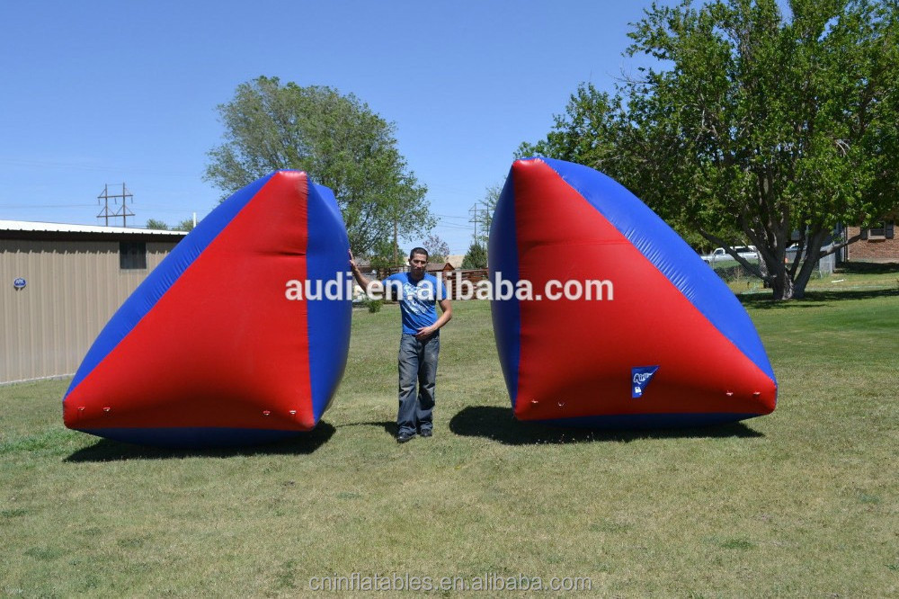 Inflatable Outdoor Laser Tag Arena ,inflatable paintball bunker- 18 Piece Terrain Set