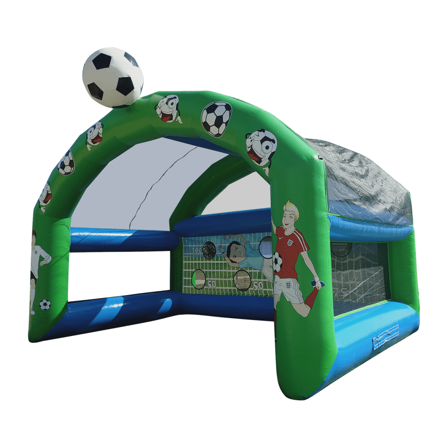 20x13x13ft - Giant arched Football Penalty shootout inflatable soccer shooting cage