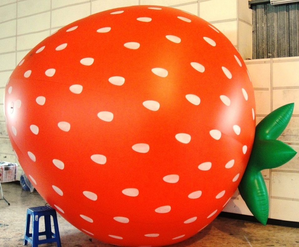 Giant Inflatable Fruits & Vegetables  inflatable strawberry/lemon/pineapple/kiwi/orange slice/pear/apple