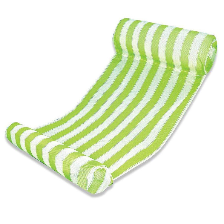 New Multicolor Striped Inflatable Water Floating Water Hammock