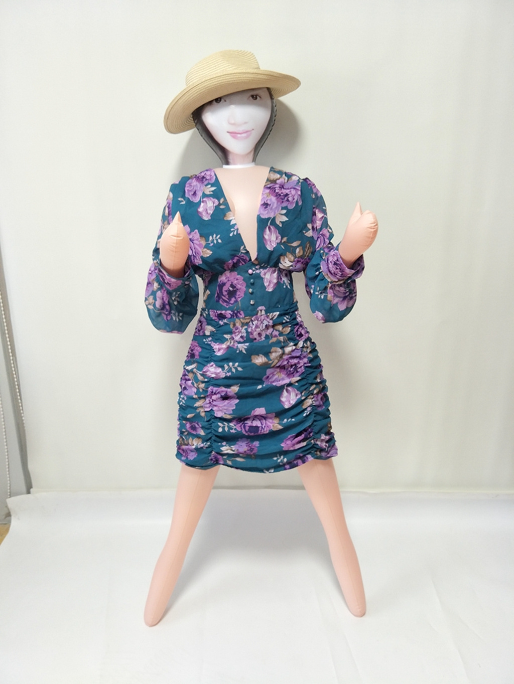 Factory 2023 hot sale PVC Simulated inflatable female doll for sex inflatable woman with mask