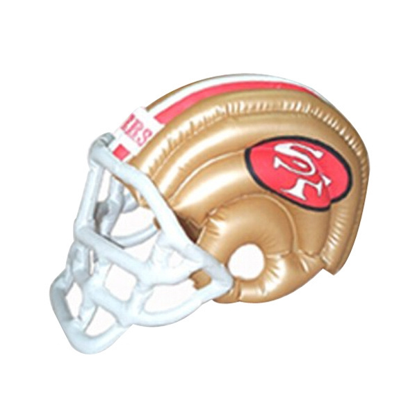 Factory Inflatable Bud Football Helmet , Air football helmet