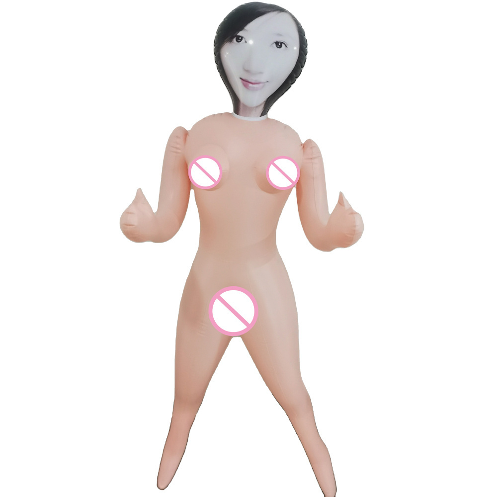 Factory 2023 hot sale PVC Simulated inflatable female doll for sex inflatable woman with mask