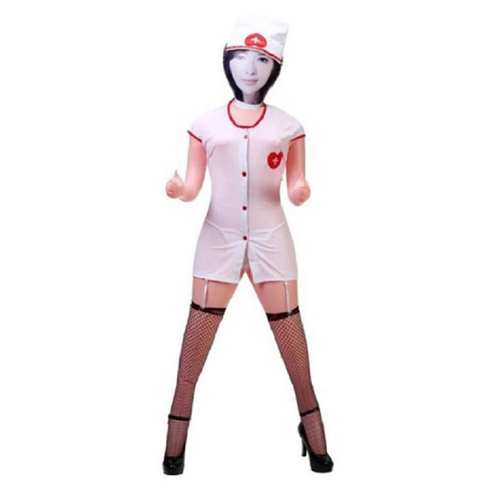 Factory 2023 hot sale PVC Simulated inflatable female doll for sex inflatable woman with mask