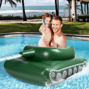 Tank Pool Floats Adult Inflatable, Tank Pool Lounger Float With Squirt Water Gun,Summer Fun Pool Beach Lake Game Battle Toys