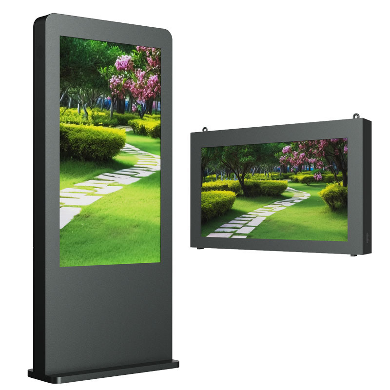 INGSCREEN 49 inch Round Outdoor Signage Android with Metal Case for Advertising TV Screen Digital Signage Panels