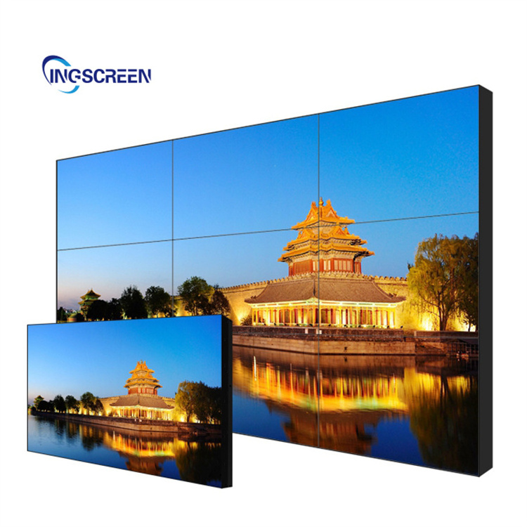 49 inch Ingscreen commercial HD video wall supplier cheaper price digital led wall for advertising