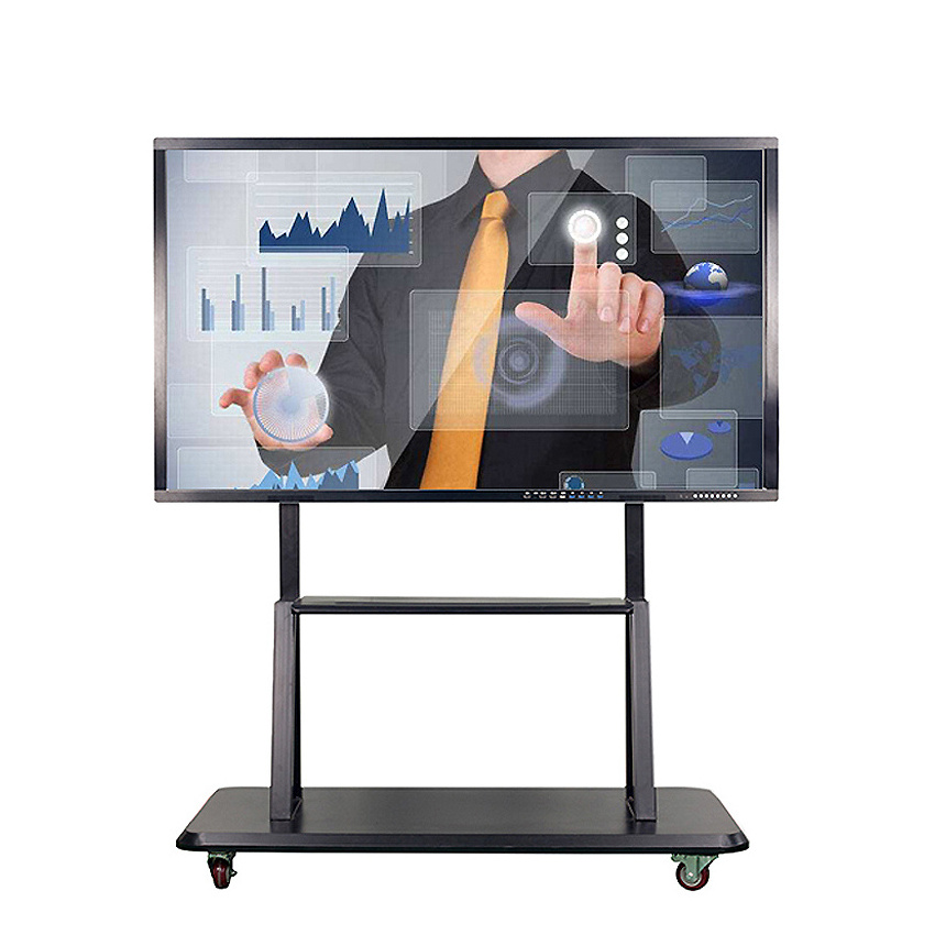 INGSCREEN 55 Inch Multi Usb Touch Screen Monitor Panel Smart Interactive Flat Panel For Education