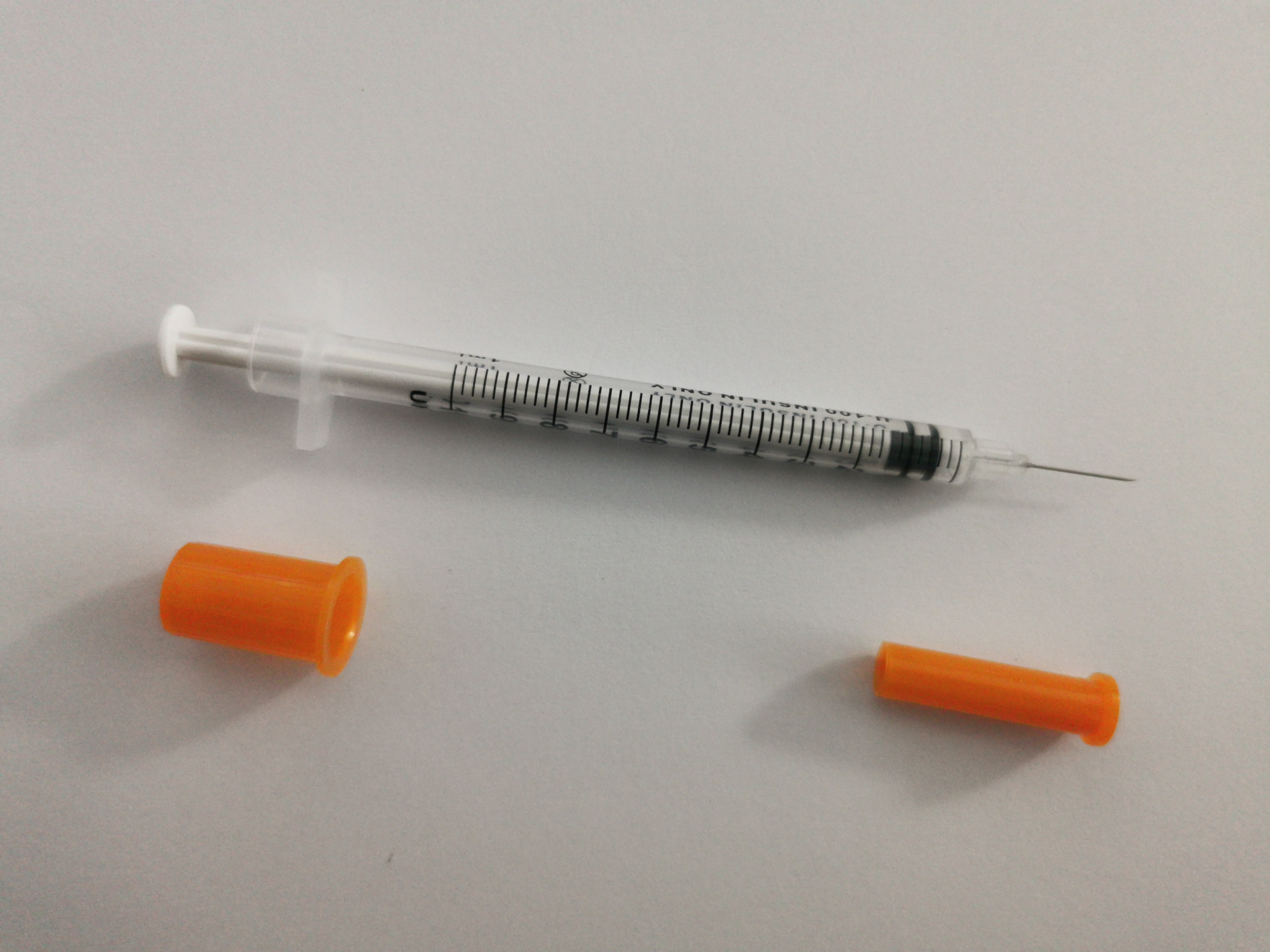 insulin syringe needle 31g insulin syringe  u100 1ml insulin syringe