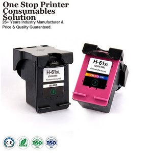 INK-POWER 61 XL 61XL Premium Black Remanufactured Color Inkjet Ink Cartridge For HP61 for HP Deskjet 1510 1050 Printer