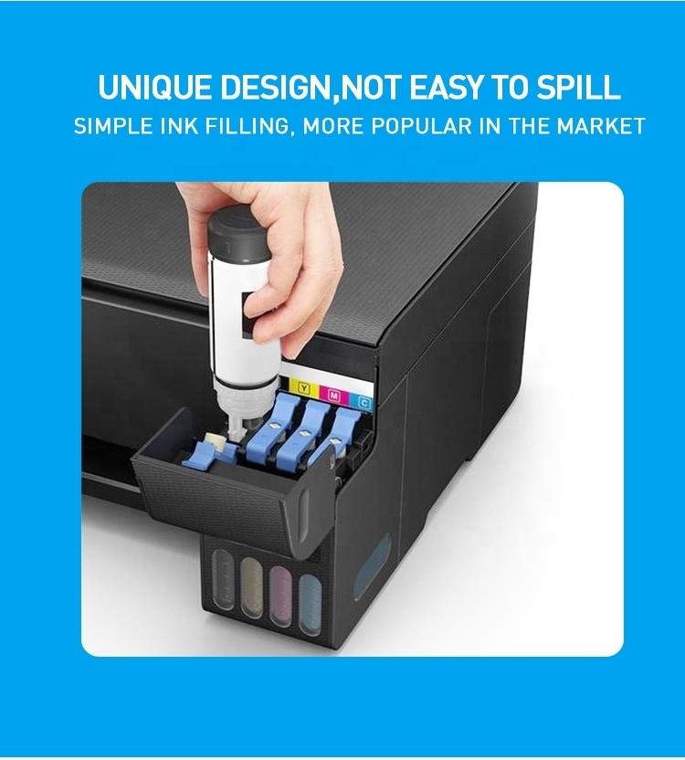 INK-POWER 003 Color Compatible Bottle Water Based Refill Tinta Dye Ink for Epson L3110 L1110 L3100 L3116 L3150 L3156 Printer