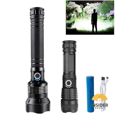 Powerful 10W 10000 Lumens 5Modes Waterproof Camping Outdoor Tactical Torch Flash Light LED USB Rechargeable Flashlights