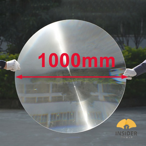 Untral Large Diameter 1000Mm Magnifying Glass Fresnel Lens For Concentrating Mirror