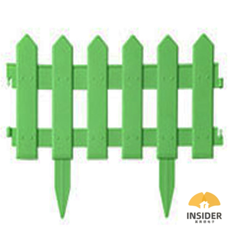 Wholesale  Garden Edging Decorative Border Recycled Plastic Landscape Garden Fence convenient  No-Dig Spikes,Dark Green