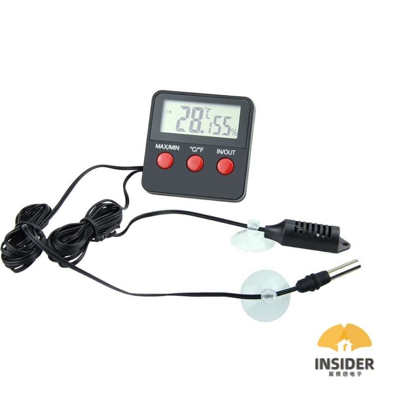 Multifunctional Aquarium Reptile Room Digital Incubator Fish Pet Animal Thermometer Hygrometer Temperature Humidity Meter