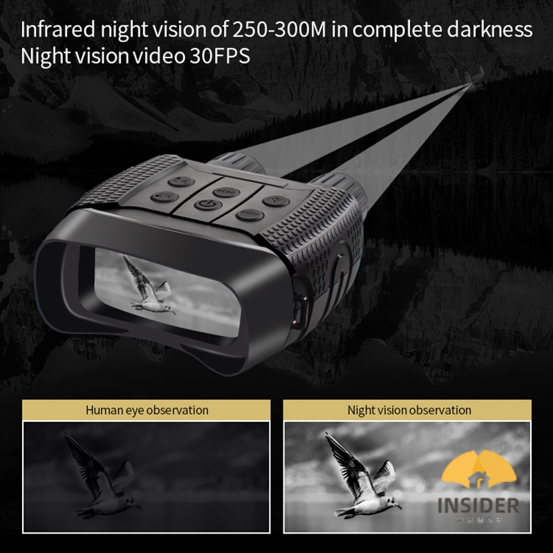 1M Photo And 960P Video Recorder Camcorder Rjumelle Nocturne Night Vision Binocular Infrared