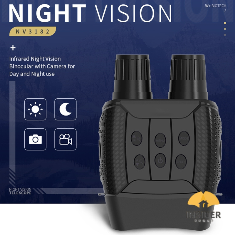 1M Photo And 960P Video Recorder Camcorder Rjumelle Nocturne Night Vision Binocular Infrared