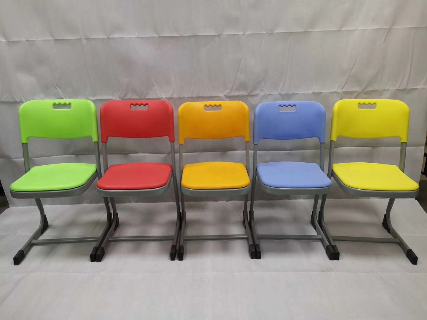 School Furniture Cheap Single School Desk Chair Metal Carton Modern Iron Tube School Furniture Wooden Bench Table 10 Sets